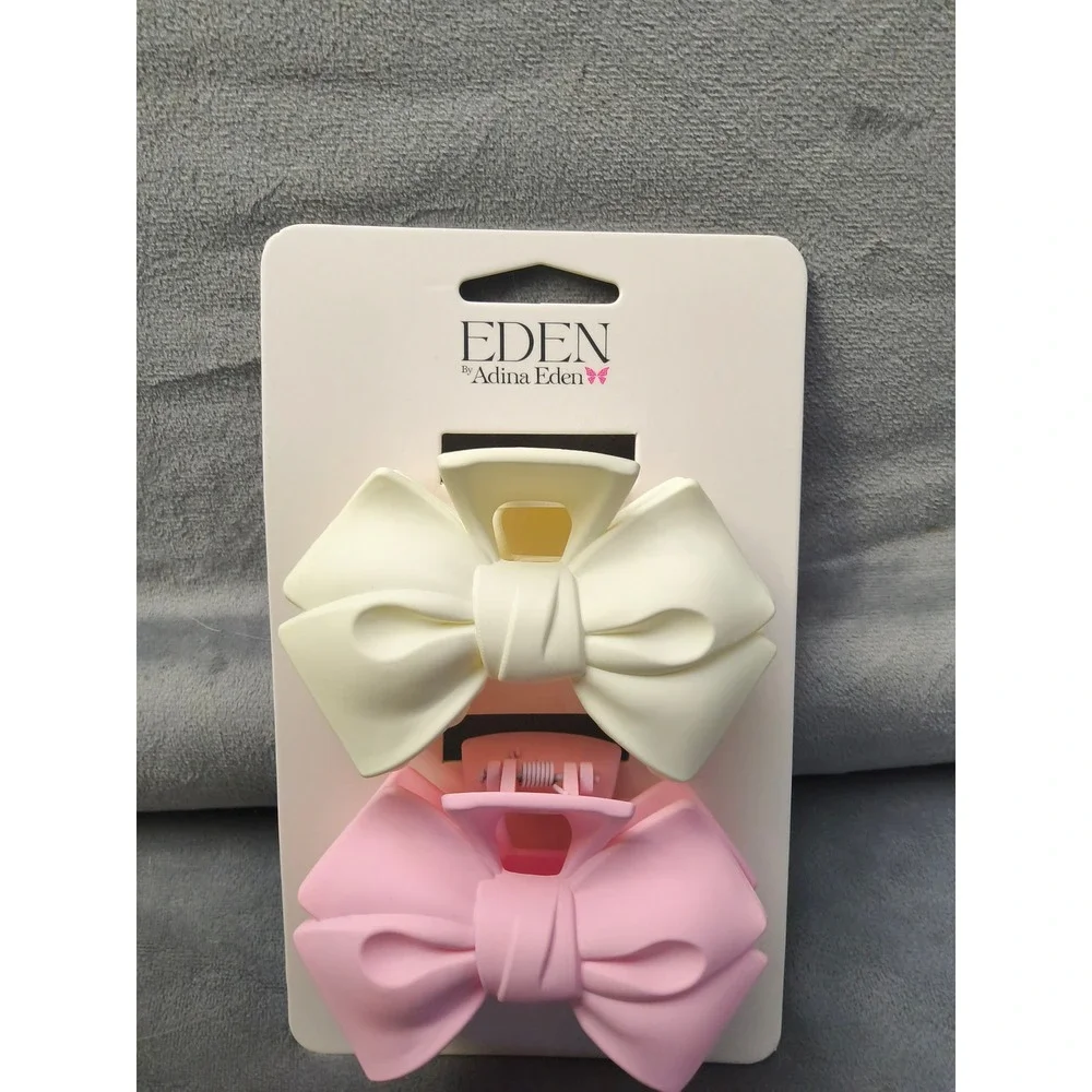 New Eden by Adina Eden‎ Two Bow Shaped Hair Claws